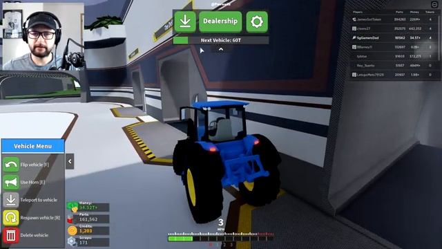 CRUSHING NEW CROP TRACTOR in ROBLOX CAR CRUSHERS 2 смотреть онлайн