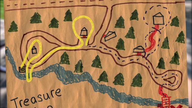 Hidden Treasure Map! | Treasure Hunt for Kids смотреть онлайн