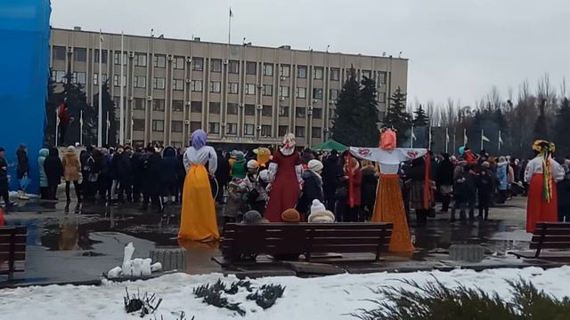 МАСЛЕНИЦА 2018 на УКРАИНЕ: хоровод, песни, куклы смотреть онлайн