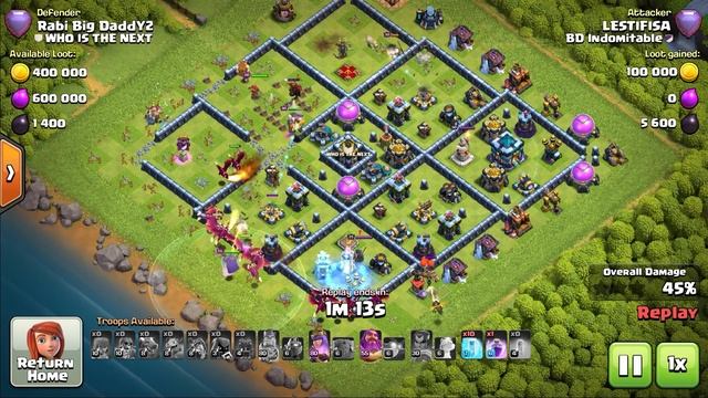 Hero Pets Attack With Dragon Freeze Auto Win All Bases - Clash Of Clans (New TH14 Update) смотреть онлайн