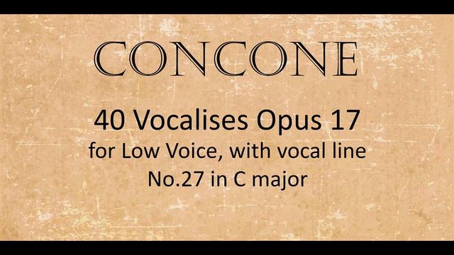 Lesson 27, with vocal line смотреть онлайн