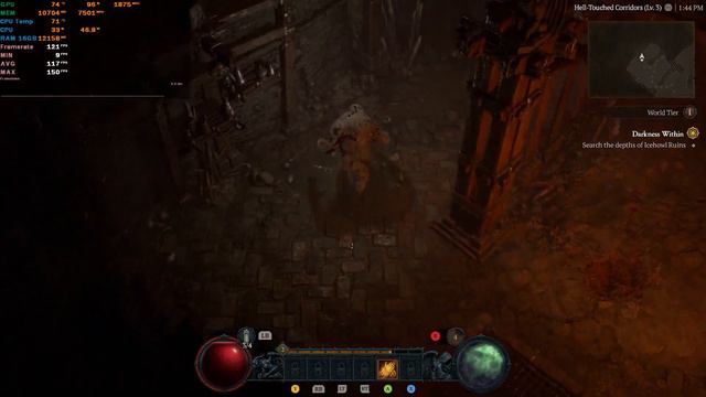 Diablo IV RTX 3060 12 GB Gameply Benchmark 1080p ULTRA Settings [Server Slam] смотреть онлайн