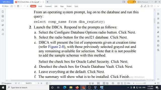 Thiết lập Oracle template database bằng DBCA, OCA Oracle Database 12c смотреть онлайн