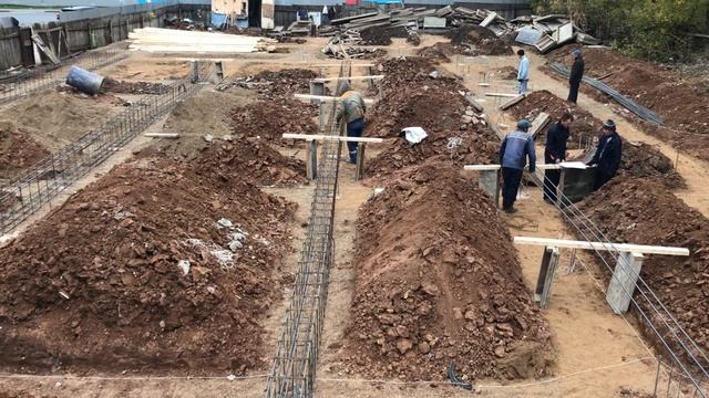 Свайно-ростверковый фундамент! Этапы устройства. смотреть онлайн