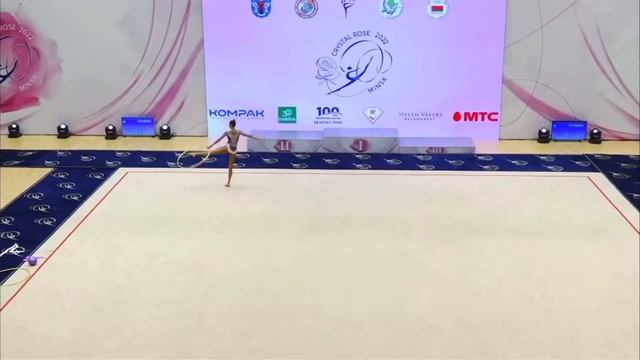 Мария Победушкина обруч (финалы 24.07) // Турнир «Хрустальная Роза» 2022 смотреть онлайн