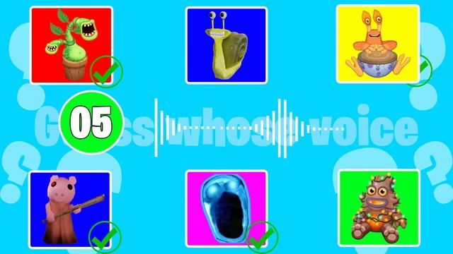 Guess the MONSTER'S VOICE 14 (ROBLOX DOORS & GARTEN OF BANBAN 2) | MY SINGING MONSTERS, MONSTER PEP смотреть онлайн