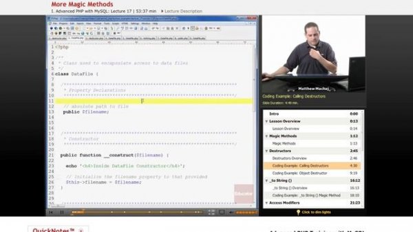 PHP with MySQL: Magic Methods