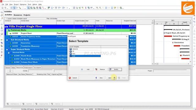How to Assign Cost Loading from Excel to Primavera P6 Import and Export | Tips and Tricks | Plannin смотреть онлайн
