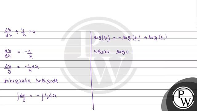 d y/d x+y/x=0, where ' x ' denotes the percentage population living in a city and ' y ' denotes t.. смотреть онлайн