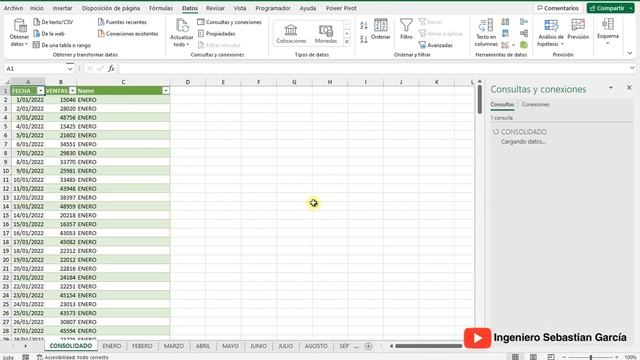 Consolidar información de diferentes hojas con Power Query смотреть онлайн
