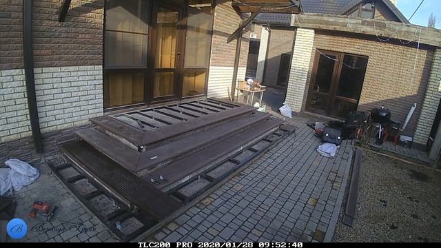 Крыльцо из ступеней ДПК и террасной доски смотреть онлайн