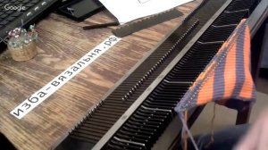 Вязаный КАПОР✅Вязание на вязальной машине для ДЕТЕЙ✅Как связать двойную шапку для младенца