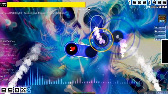[osu!] DM Dokuro - Reality Check Through The Skull [Showcase] смотреть онлайн