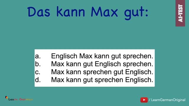 Test Your German | Level A1 | November Special | Teste Dein Deutsch | Learn German