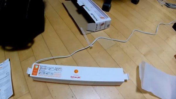 tnt on LIFE vacuum sealer packaging machine__MANUAL & unboxing