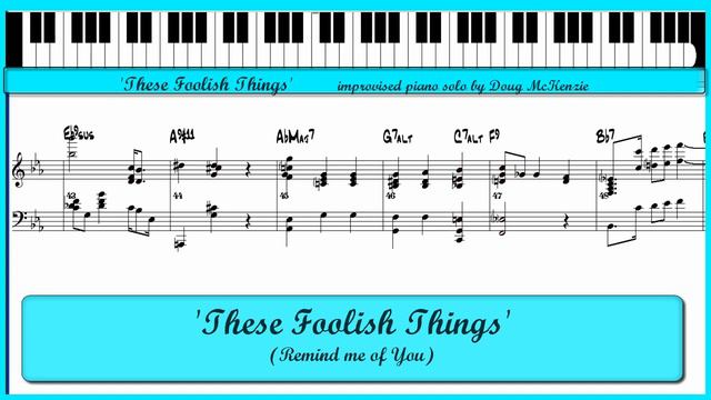These Foolish Things - Jazz piano tutorial смотреть онлайн