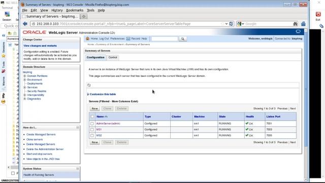 Weblogic - Nodemanager and Managed Server Setup смотреть онлайн