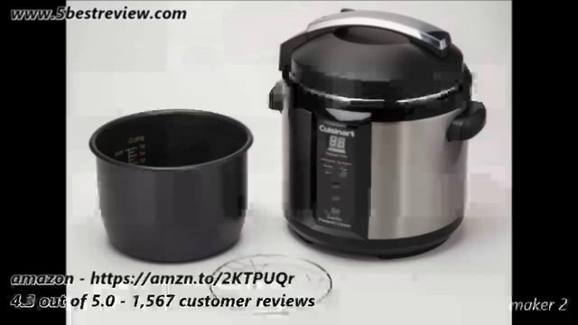 Cuisinart CPC 400 4 Quart Pressure Cooker смотреть онлайн