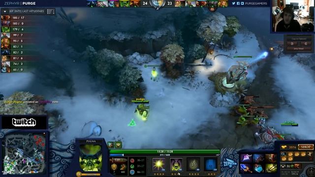 Dota 2 Purge plays Pugna смотреть онлайн