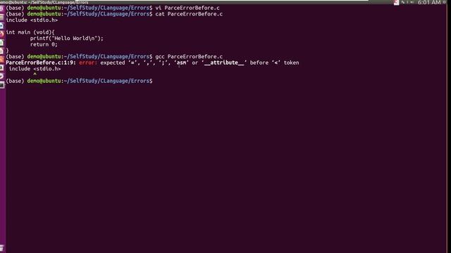 C | Bug Hunting Error Expected, asm or attribute before token смотреть онлайн
