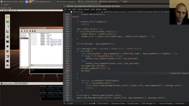 OS hacking: Handling CTCP requests in the IRC client смотреть онлайн