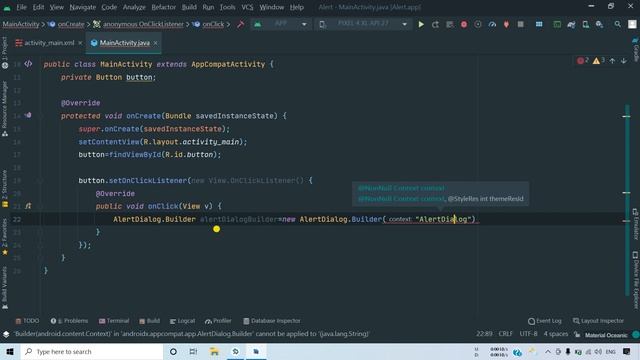 How to Create Alert Dialog Box In Android Studio || Developer Deepak || Android Tutorials #5 смотреть онлайн