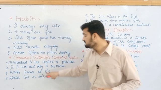 1. Present Indefinite (Simple) Tense| Grammar| Urdu |Hindi | Fully explained| Exercise| Usages смотреть онлайн
