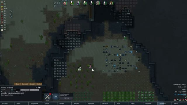 RimWorld Zombie Apocalypse - Radioisotope Generators [13] - Let's Play RimWorld Alpha 12 Modded смотреть онлайн