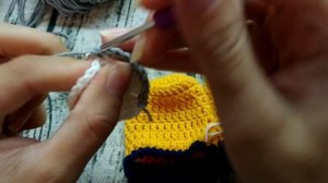 Тапочки МИНЬОНЫ крючком оформление