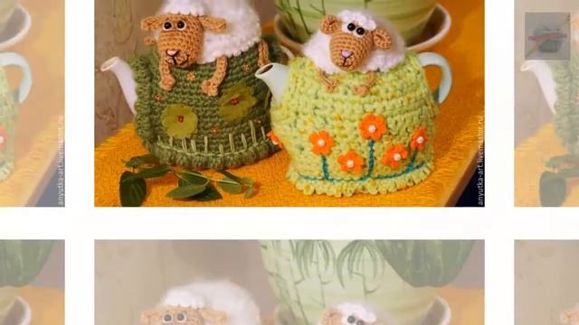 Вязаные грелки на чайник смотреть онлайн