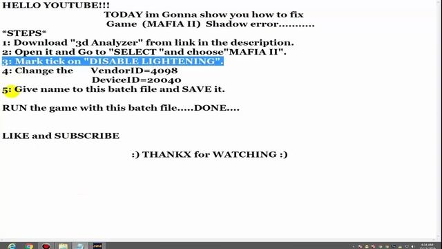 How to fix MAFIA 2 Game Shadow error (2016) смотреть онлайн