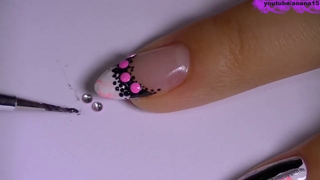 Дизайн ногтей. Рисунки на ногтях. Украшения для ногтей. смотреть онлайн