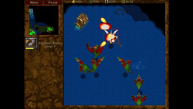 Warcraft 2 : Tides of Darkness Orc Campaign 14.The Fall of Lordaeron смотреть онлайн