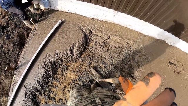 бетонирование двора своими руками по маякам в Ставрополе по технологии брашированый бетон смотреть онлайн