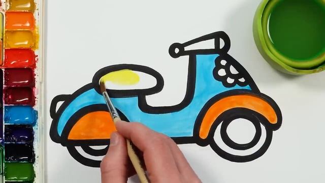 Рисуем фломастерами. Простой милый рисунок. Рисование для детей смотреть онлайн