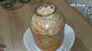 Солим капусту , пропорции на 3-х  литровую банку