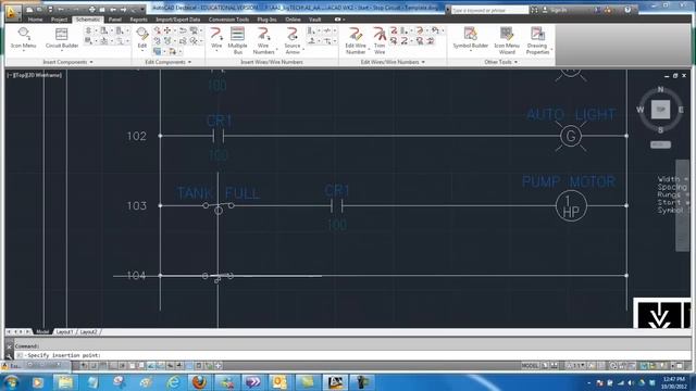 Ivy Tech Northeast - Schematics - AutoCAD - Electrical - Start - Stop.mp4 смотреть онлайн