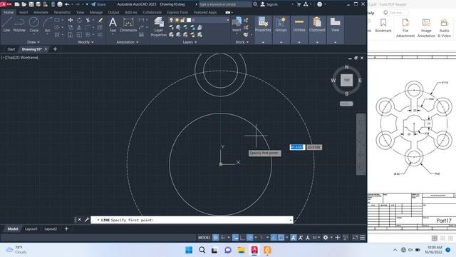 AutoCAD 2023 Tutorial - 2D Profile for beginner EP.17 #autocad смотреть онлайн