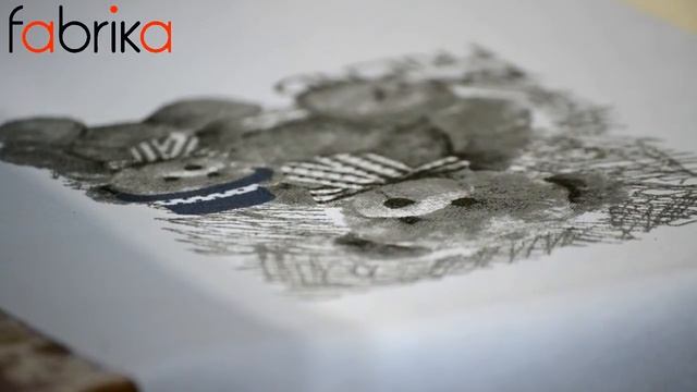 Трафаретная печать на крое. Шелкография на крое. смотреть онлайн