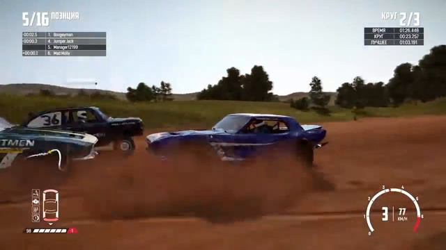 Wreckfest PS4 Первая гонка! смотреть онлайн