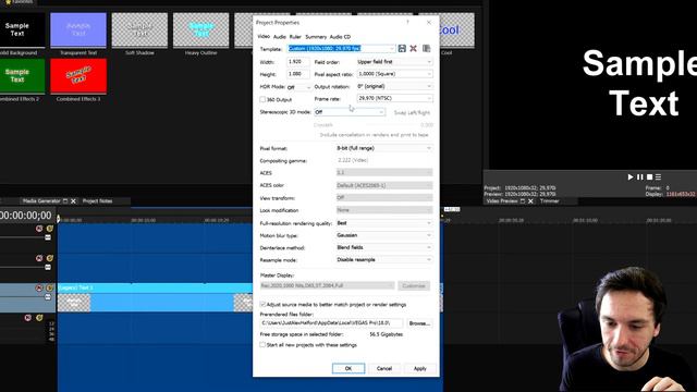 VEGAS Pro 18: Best Render Settings For YouTube (1080p) - Tutorial #495 смотреть онлайн