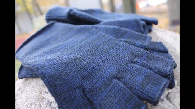 Митенки шерстяные мужские Перчатки без пальцев смотреть онлайн