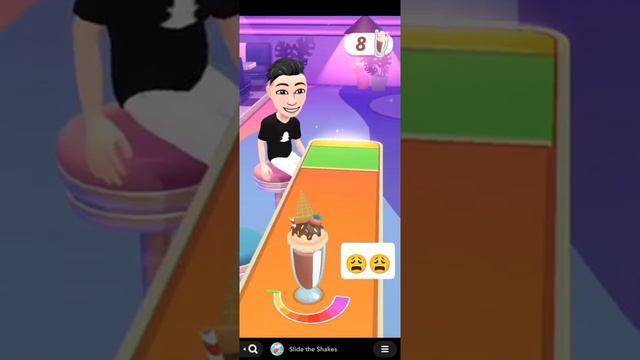 Snapchat Bitmoji Game Slide the Shakes #snaoshorts #snapgames #snapchat смотреть онлайн
