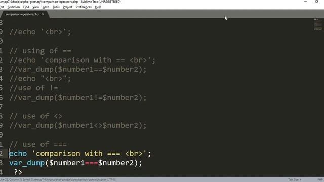 PHP Comparison Operators with examples in Hindi смотреть онлайн