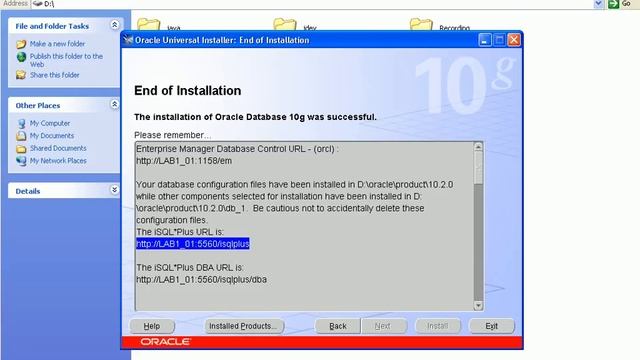 RTC Nasr City - Oracle 10g Setup Guide 2/3 смотреть онлайн