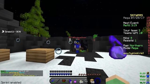 NEW MEGA SKYWARS MAP! DISCO MODE OP! смотреть онлайн