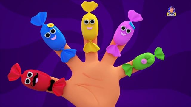 toffee finger family | nursery rhyme | 3d rhymes смотреть онлайн