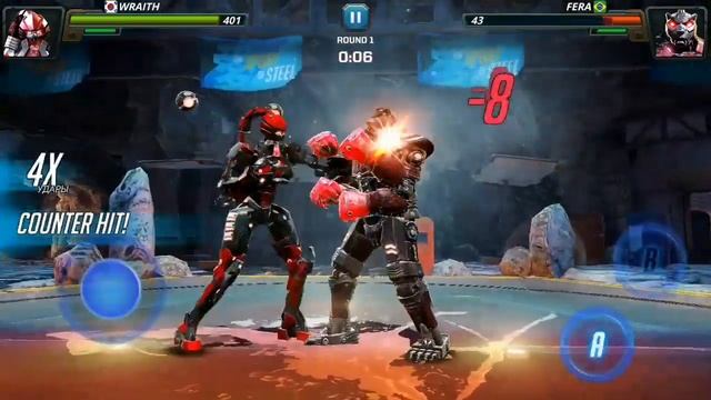 NEW! ЖИВАЯ СТАЛЬ 2 ВОЗВРАЩЕНИЕ РОБОТОВ! ОБЗОР НА АНДРОИД WORLD ROBOT BOXING 2 ANDROID GAMEPLAY смотреть онлайн