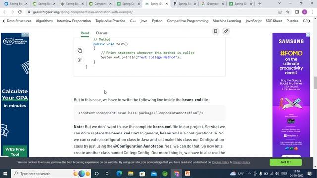 @ComponentScan in Spring Boot смотреть онлайн