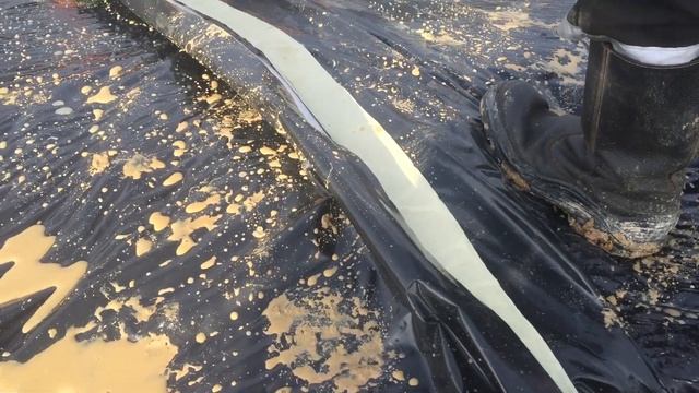 Технология укладки бентонитовые маты  Бентолок GL10 СибСтрой-Экология.